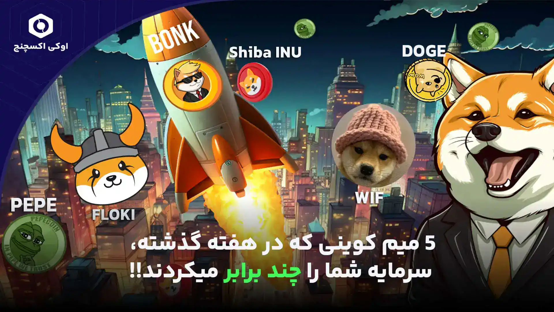 رشد قیمت میم کوین ها