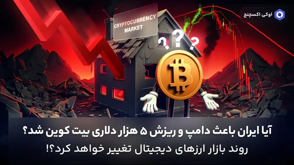 ریزش قیمت بیت کوین