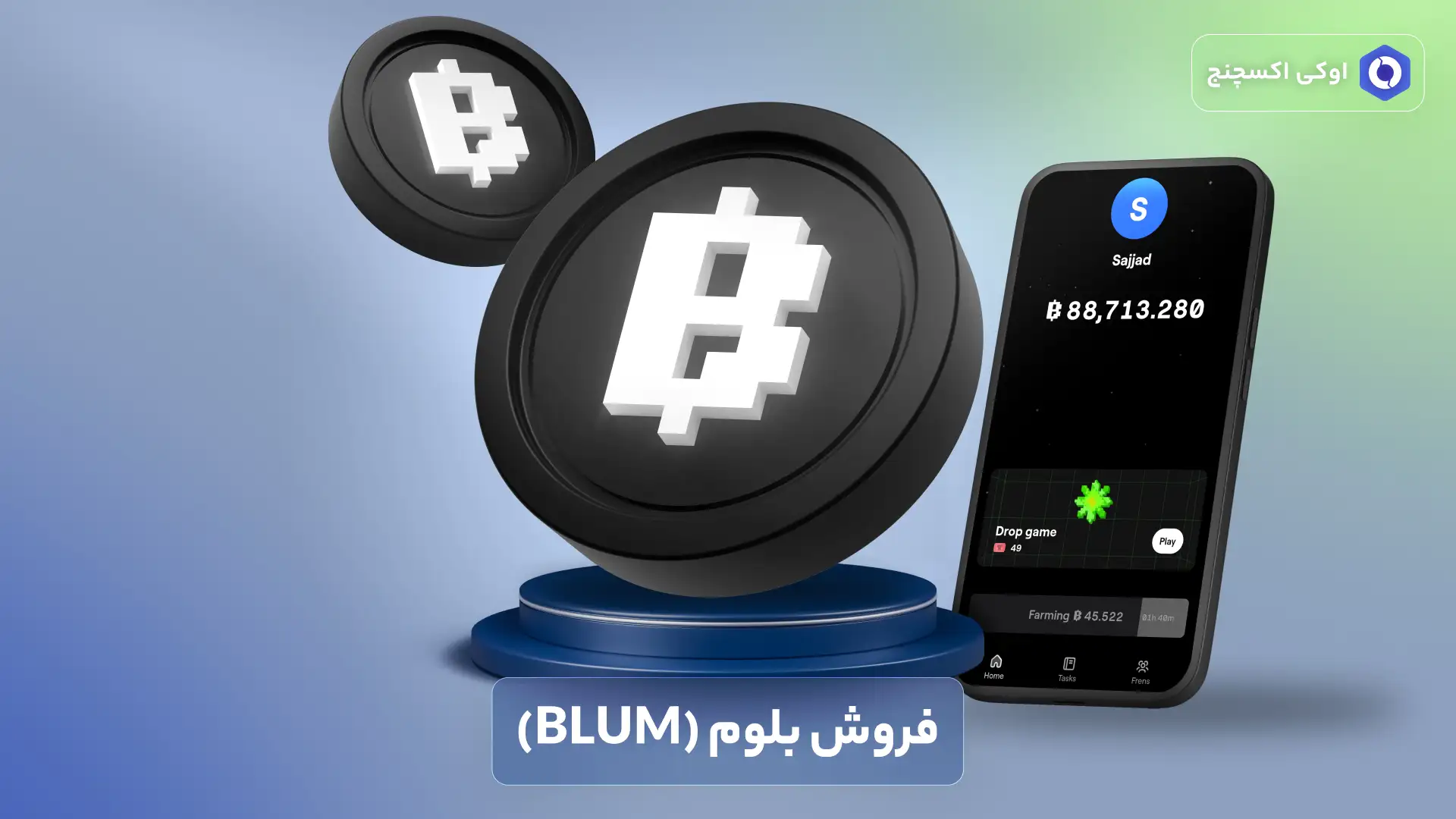 فروش ارز بلوم (BLUM)