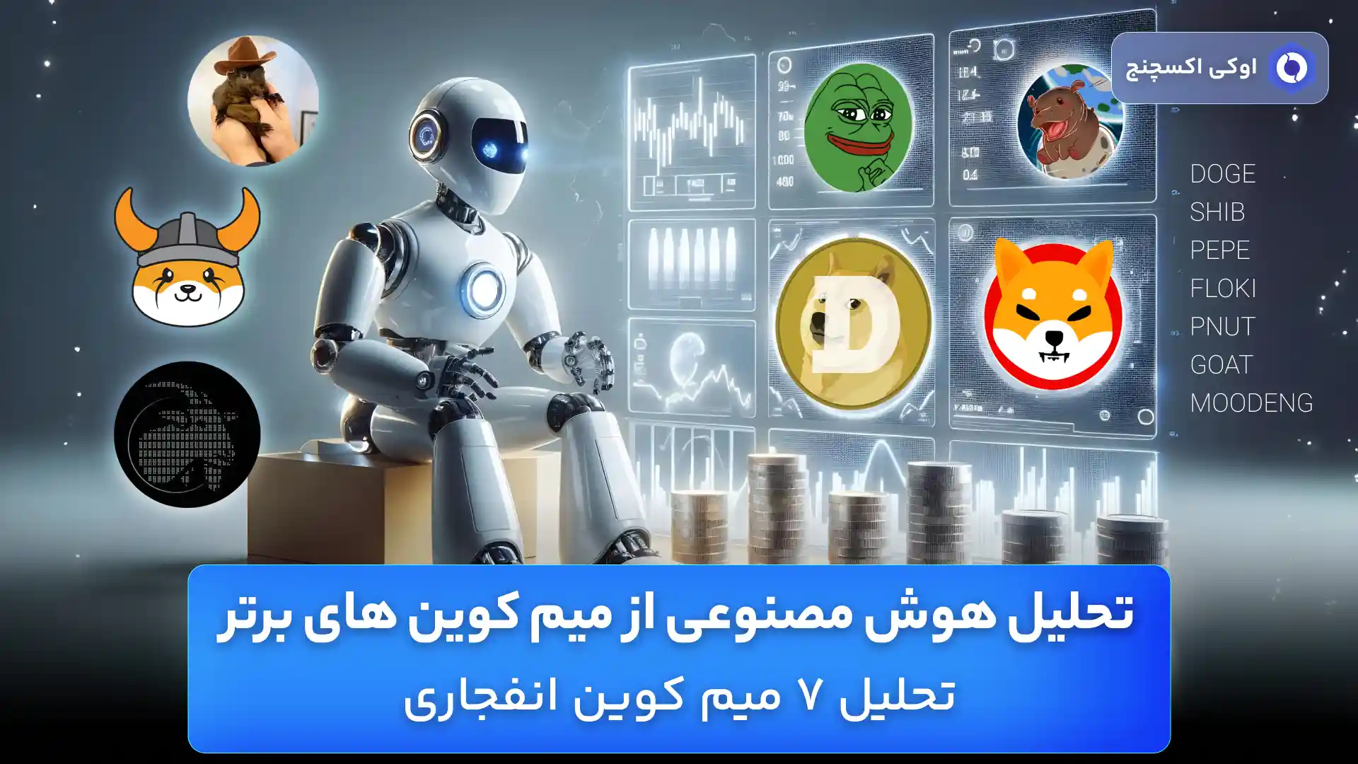 تحلیل میم کوین های برتر با هوش مصنوعی